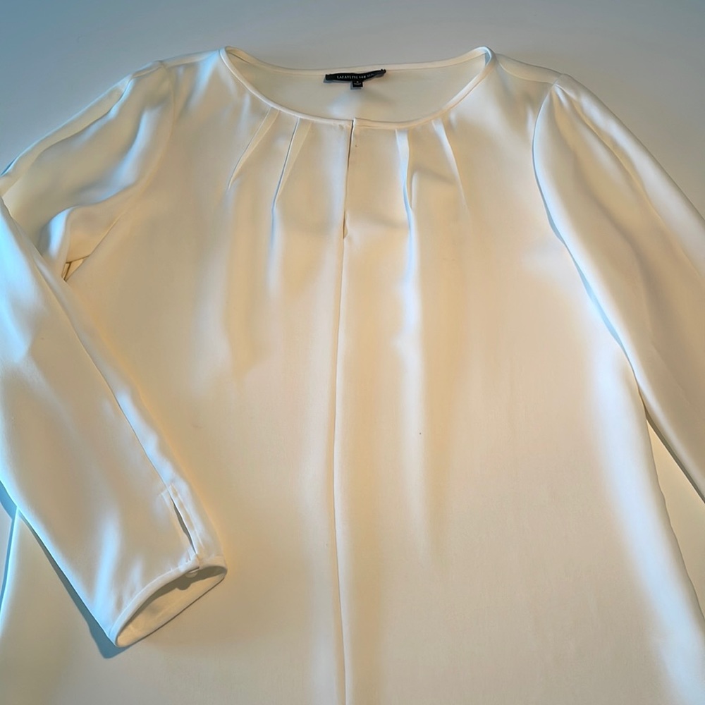 100% silk blouse